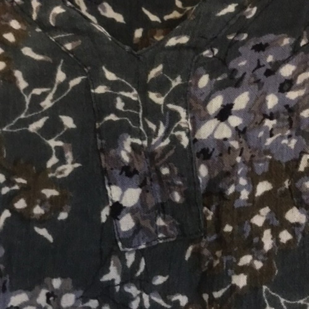 Kaffe Danish Design Anneli Floral Tunic Long Sleeve Peasant Top - Picture 10 of 13